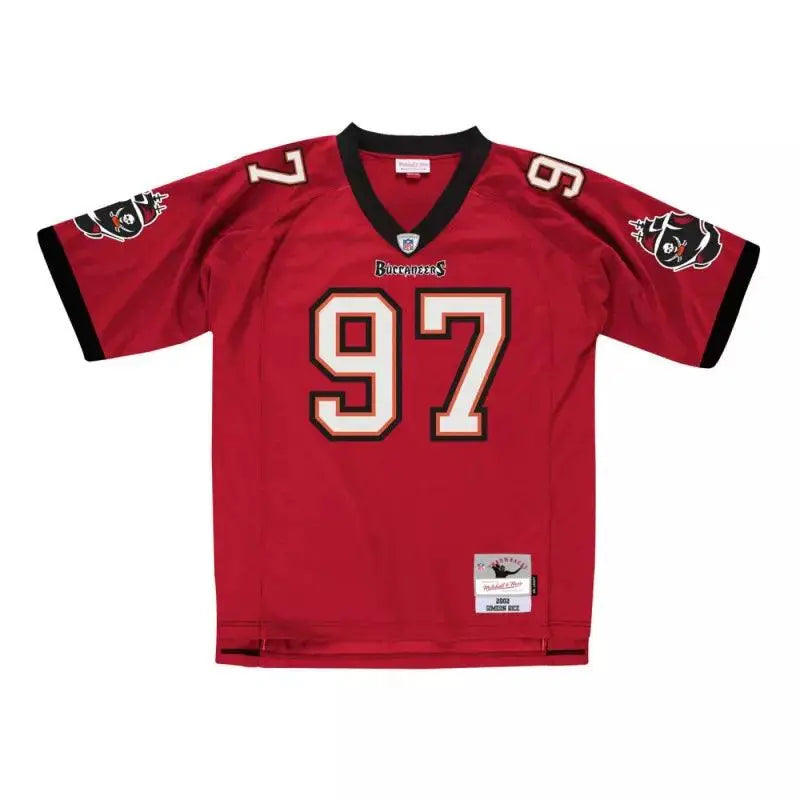 Maillot Vintage Simeon Rice Tampa Bay Buccaneers 2002 Legacy Retro Rouge - Super-FL